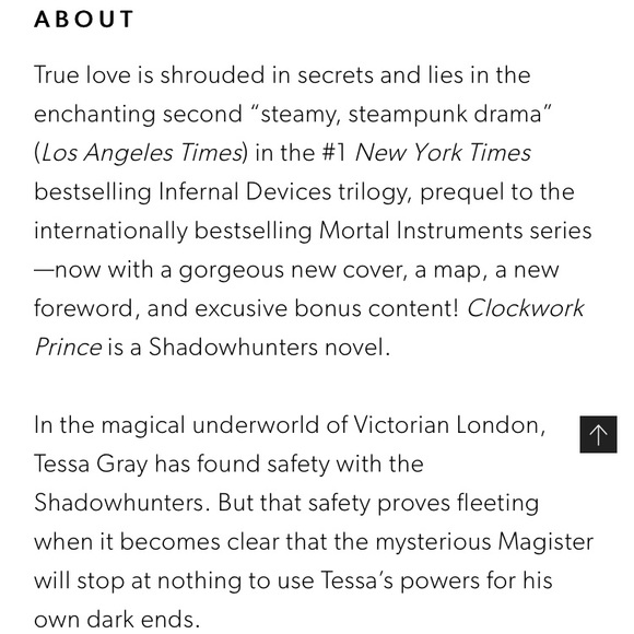 Clockwork Prince ~ Cassandra Clare ~ Hardcover - Picture 5 of 7